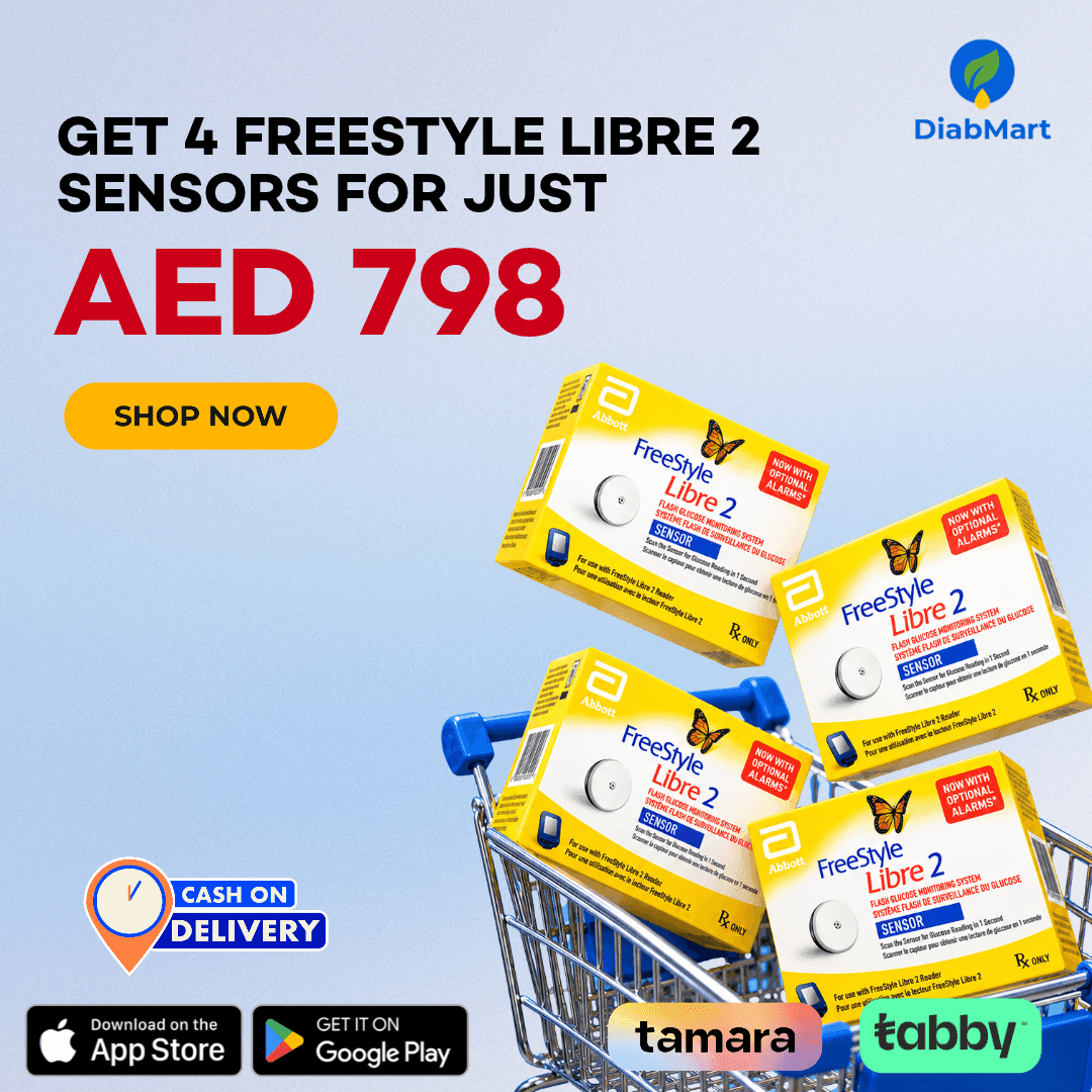 FreeStyle Libre 2 CGM Sensors – Bundle of 4